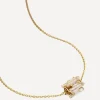 Suzanne Kalan Necklaces|Necklaces^14ct Gold Infinite White Topaz Rondelle Pendant Necklace