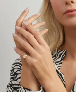 Liberty Rings|Rings^9ct Gold Initial Signet Ring - E