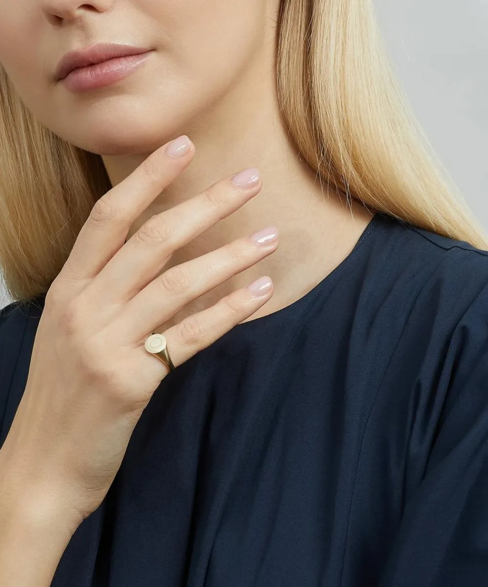 Liberty Rings|Rings^9ct Gold Initial Signet Ring - O