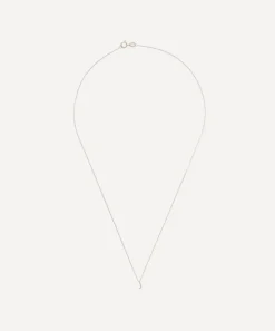 AURUM + GREY Necklaces^9ct Gold J Diamond Initial Pendant Necklace