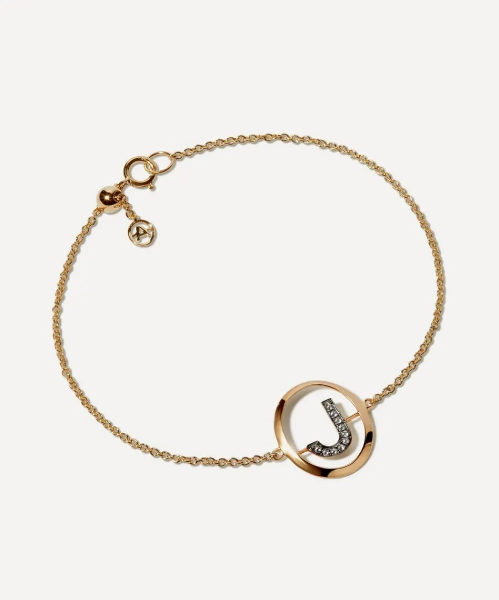 Annoushka Bracelets|Bracelets^18ct Gold J Initial Bracelet