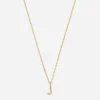 AURUM + GREY Necklaces^9ct Gold J Initial Pendant Necklace