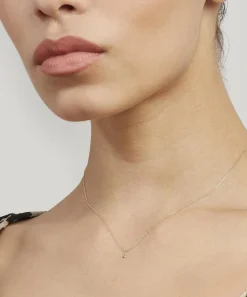 AURUM + GREY Necklaces^9ct Gold J Initial Pendant Necklace