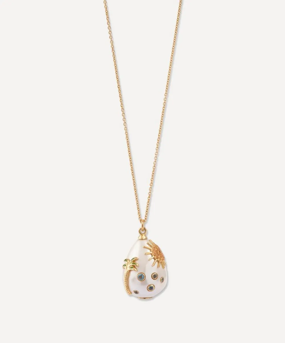 Yvonne Léon Necklaces|Necklaces^9ct Gold Joie de Vivre Pearl Pendant Necklace