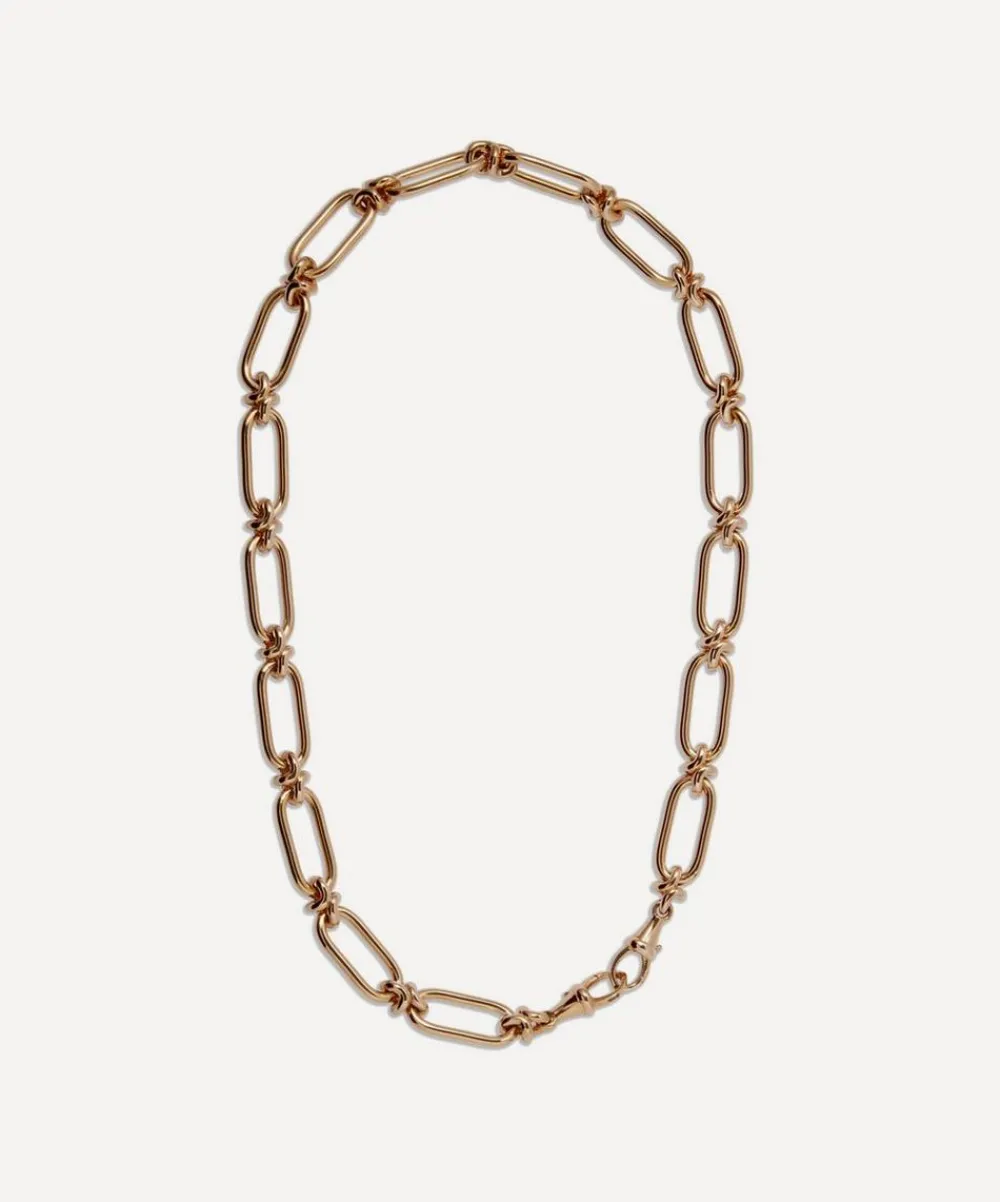 Annoushka Necklaces|Necklaces^14ct Gold Knuckle Heavy Link Chain Necklace
