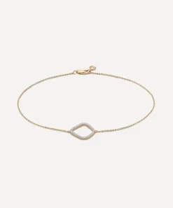 Monica Vinader Bracelets^14ct Gold Lab-Grown Diamond Riva Kite Chain Bracelet