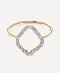 Monica Vinader Rings^14ct Gold Lab-Grown Diamond Riva Kite Ring