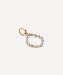 Monica Vinader Charms & Pendants^14ct Gold Lab-Grown Diamond Kite Pendant Charm