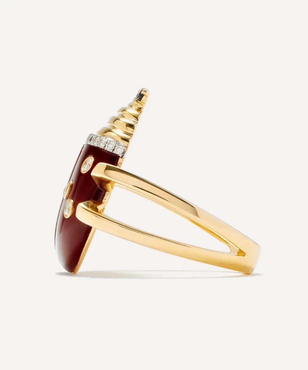 Yvonne Léon Rings|Rings^9ct Gold Ladybug Ring