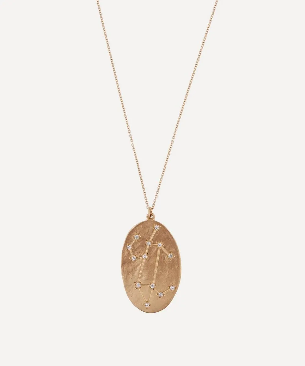 Brooke Gregson Necklaces|Necklaces^14ct Gold Leo Astrology Diamond Necklace