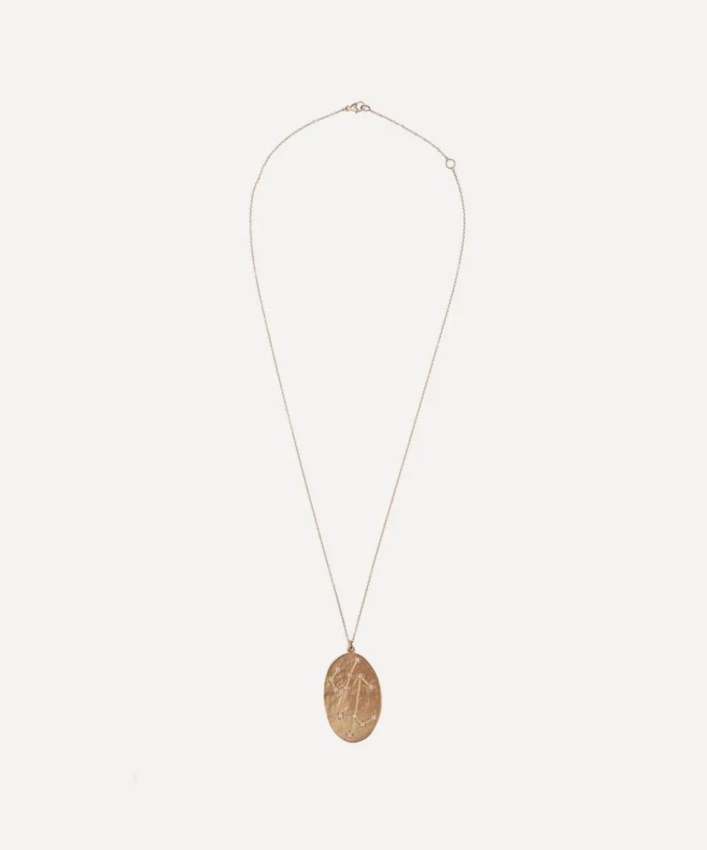 Brooke Gregson Necklaces|Necklaces^14ct Gold Leo Astrology Diamond Necklace