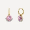 Dinny Hall Earrings^9ct Gold Libby Amethyst and Diamond Drop Earrings