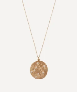 Brooke Gregson Necklaces^14ct Gold Libra Astrology Diamond Necklace