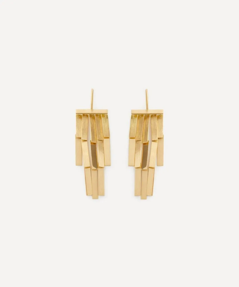 Sia Taylor Earrings|Earrings^18ct Gold Long Rainfall Drop Earrings