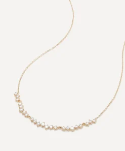 Celine Daoust Necklaces|Necklaces^14ct Gold Long Twisted Rose Cut Diamonds Necklace