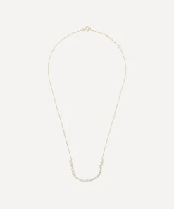 Celine Daoust Necklaces|Necklaces^14ct Gold Long Twisted Rose Cut Diamonds Necklace