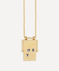 Marie Lichtenberg Necklaces|Necklaces^18ct Gold Love You Spinning Scapular Pendant Necklace