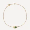 Anna + Nina Bracelets^14ct Gold Lucky Clover Bracelet
