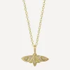 Acanthus Necklaces^14ct Gold Lunar Moth Pendant
