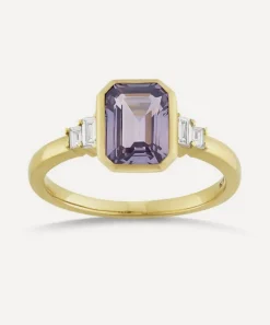 Dinny Hall Rings|Rings^18ct Gold Mila Lilac Sapphire and Diamond Ring