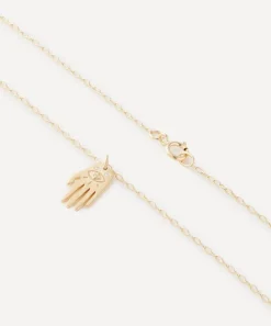 Celine Daoust Necklaces|Necklaces^14ct Gold Mini Dharma’s Hand Pendant Necklace