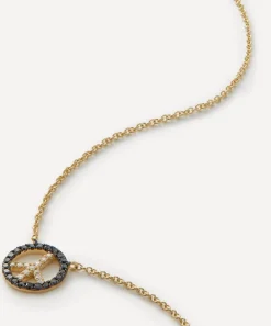 Roxanne First Necklaces|Necklaces^14ct Gold Mini Diamond Peace-Out Pendant Necklace