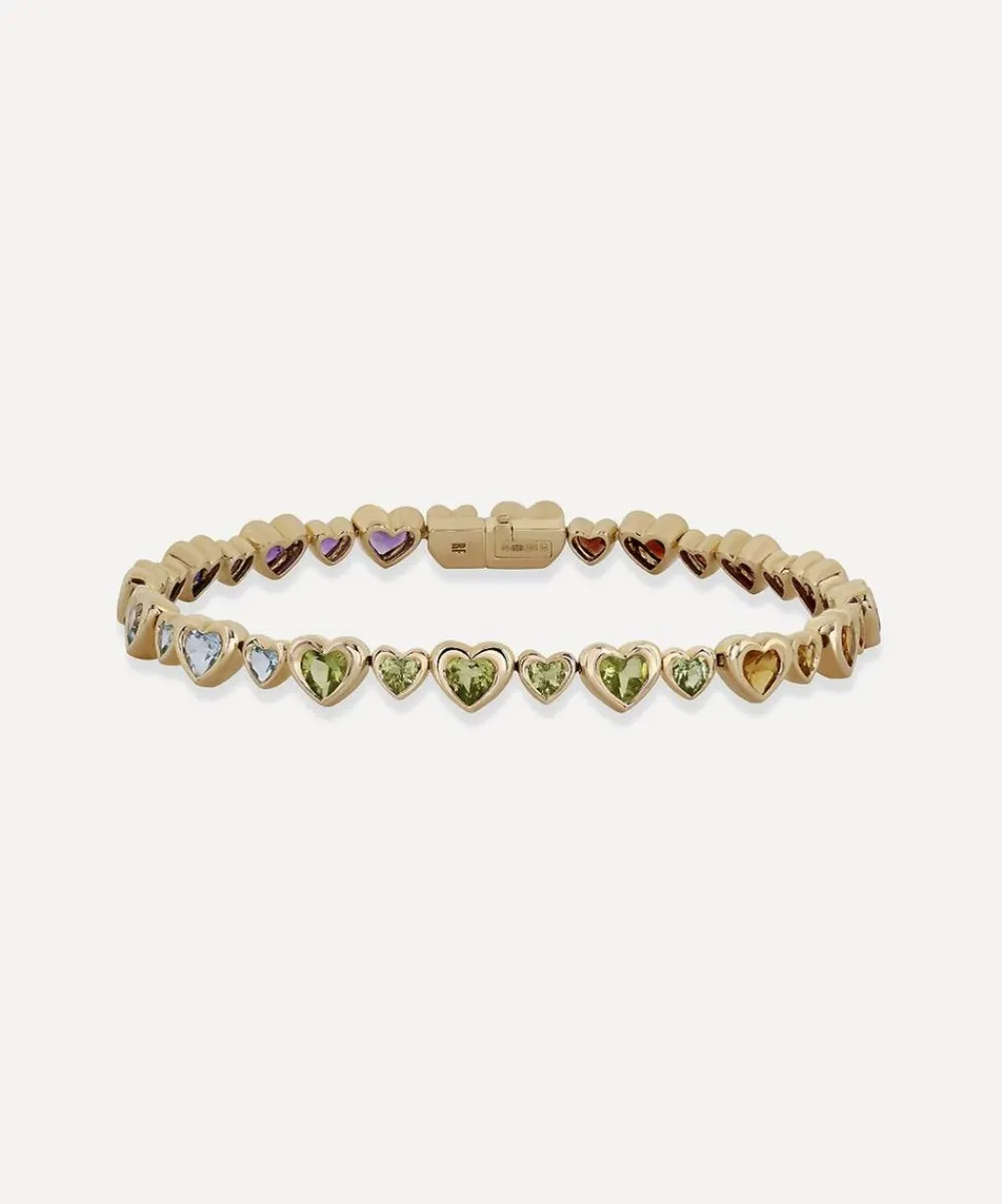 Roxanne First Bracelets|Bracelets^14ct Gold Mini Heart 2 Heart Bracelet