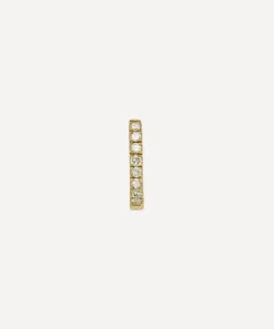 Roxanne First Earrings|Earrings^14ct Gold Mini Skinny Diamond Single Huggie Hoop Earring