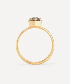 Satomi Kawakita Rings|Rings^18ct Gold 5mm Brown Diamond Hexagon Ring