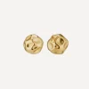 Ellis Mhairi Cameron Earrings|Earrings^14ct Gold 4mm Crush Stud Earrings