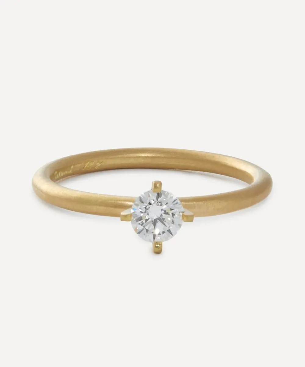 Satomi Kawakita Rings|Rings^18ct Gold 4.5mm Noble White Diamond Ring