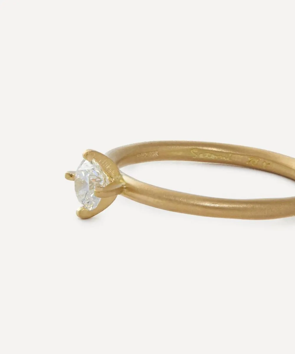 Satomi Kawakita Rings|Rings^18ct Gold 4.5mm Noble White Diamond Ring