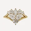 Artemer Rings|Rings^18ct Gold Monarch Mixed Diamond Cluster Engagement Ring