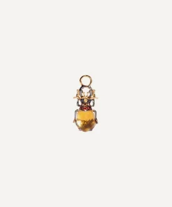 Annoushka Earrings|Earrings^18ct Gold Mythology Citrine Beetle Single Earring Drop
