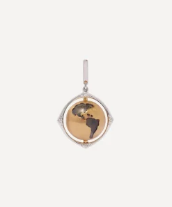 Annoushka Charms & Pendants|Charms & Pendants^18ct Gold Mythology Diamond Spinning Globe Charm
