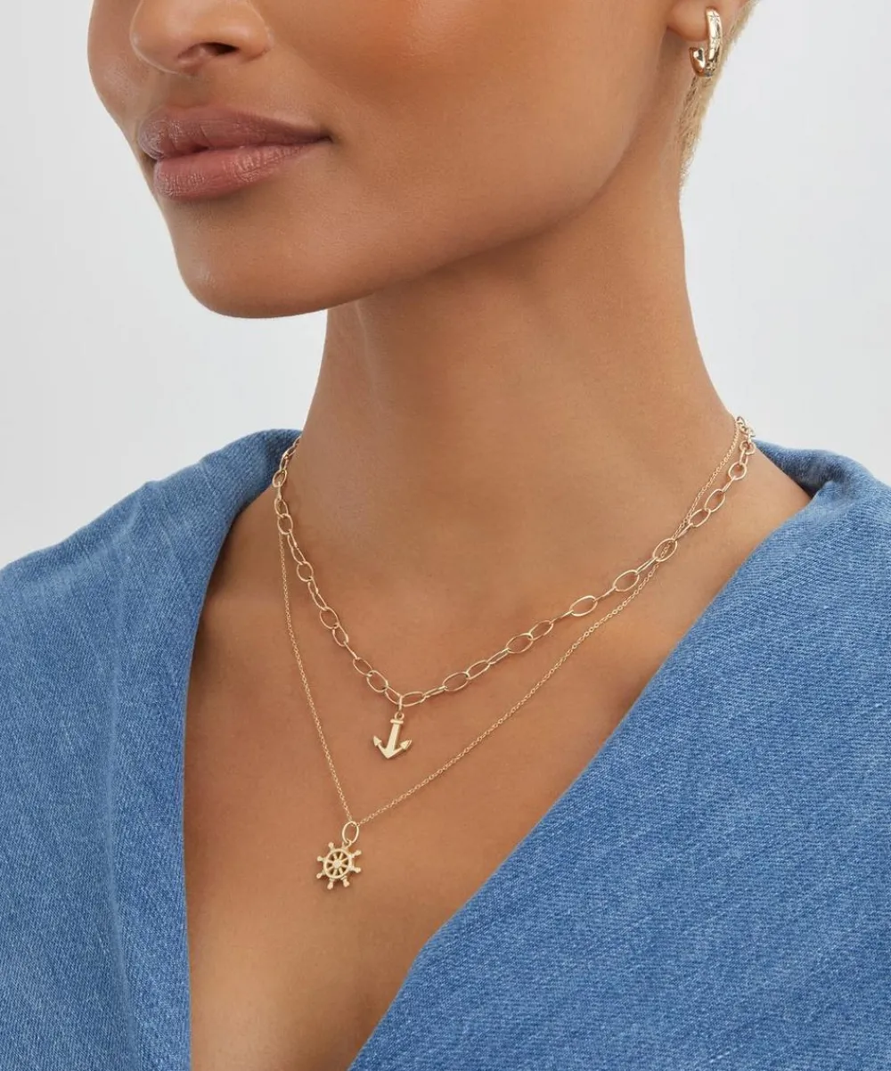 Liberty Charms & Pendants|Charms & Pendants^9ct Gold Nautical Anchor Pendant