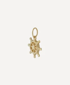 Liberty Charms & Pendants|Charms & Pendants^9ct Gold Nautical Helm Pendant