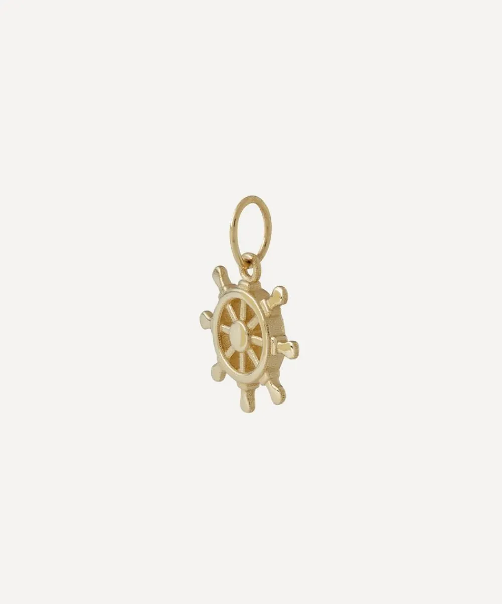 Liberty Charms & Pendants|Charms & Pendants^9ct Gold Nautical Helm Pendant