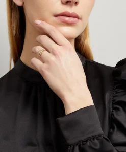 Seb Brown Rings|Rings^9ct Gold Neapolitan Orange Multi-Stone Signet Ring