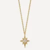 Astley Clarke Necklaces^14ct Gold North Star Diamond Pendant Necklace