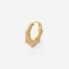 Marie Lichtenberg Earrings|Earrings^18ct Gold NYC Diamond Medium Hoop Earring