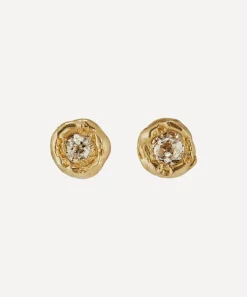 Ellis Mhairi Cameron Earrings|Earrings^14ct Gold Old Cut Diamond Stud Earrings