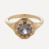Artemer Rings|Rings^18ct Gold One-of-a-Kind Tanzanite and Trapeze Diamond Engagement Ring