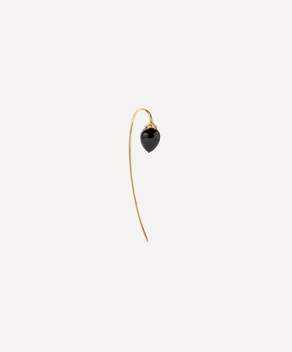 Annoushka Earrings|Earrings^18ct Gold Onyx French Hook Earrings