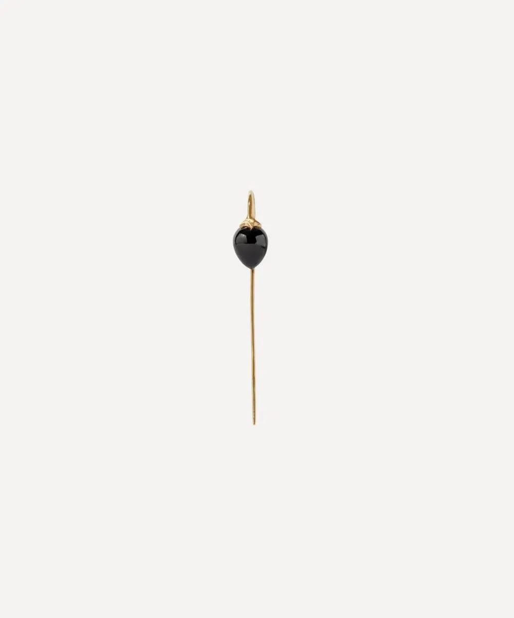Annoushka Earrings|Earrings^18ct Gold Onyx French Hook Earrings