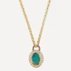 Balint Samad Necklaces|Necklaces^9ct Gold Orbit Opal Pendant Necklace
