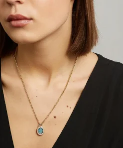 Balint Samad Necklaces|Necklaces^9ct Gold Orbit Opal Pendant Necklace