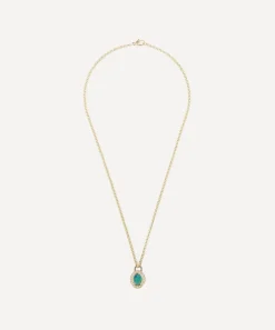 Balint Samad Necklaces|Necklaces^9ct Gold Orbit Opal Pendant Necklace