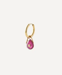 Pascale Monvoisin Earrings|Earrings^9ct Gold Orso Ruby Hoop Earring