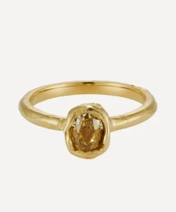 Ellis Mhairi Cameron Rings|Rings^14ct Gold Oval Deep Lemon Diamond Engagement Ring